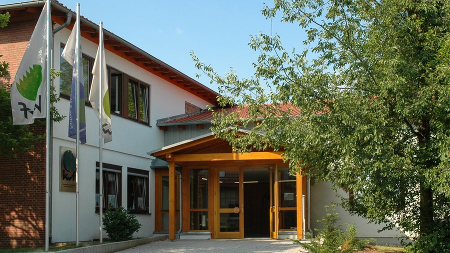 Das Gebäude des KWF ind Groß-Umstadt in Hessen